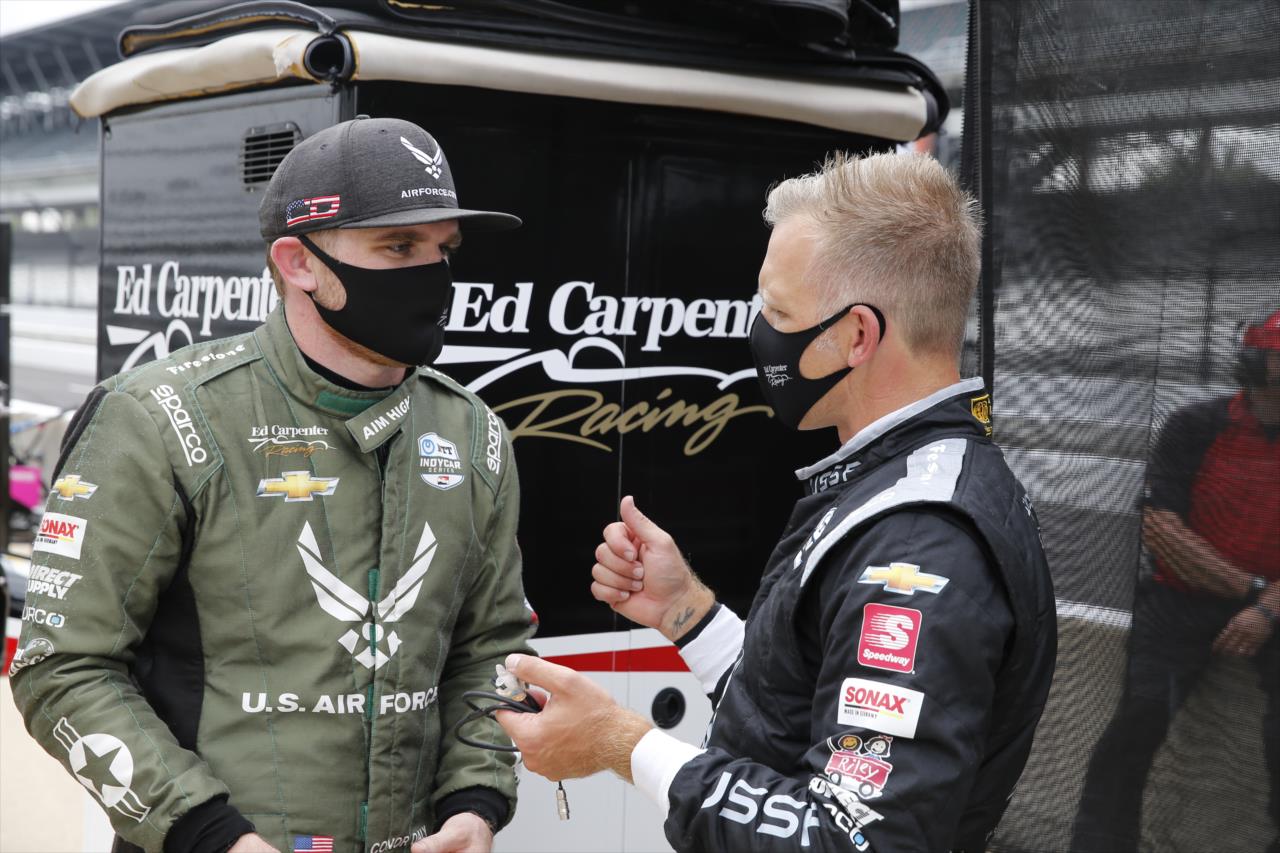 Conor Daly and Ed Carpenter -- Photo by: Chris Jones