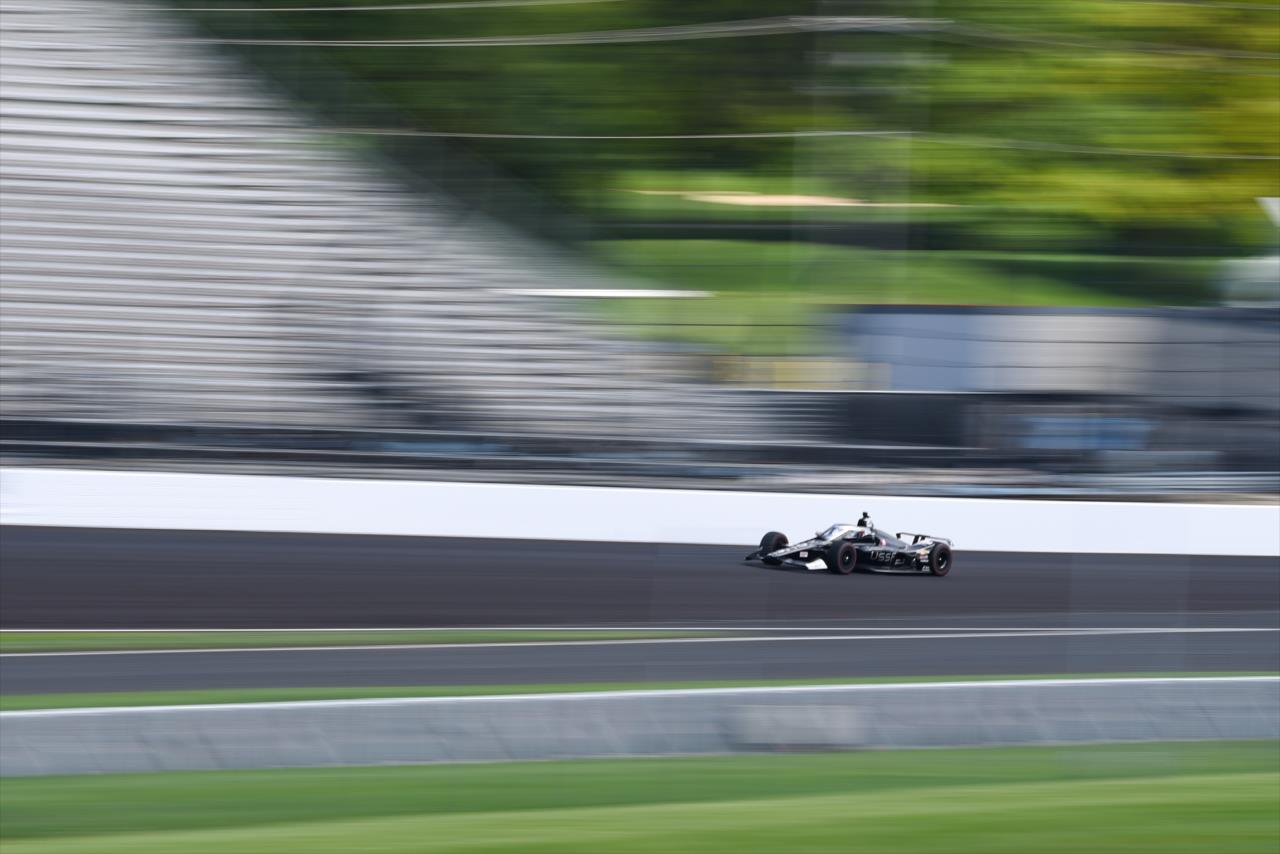 Ed Carpenter during practice for the Indianapolis 500 at the Indianapolis Motor Speedway Wednesday, August 12, 2020 -- Photo by: James  Black
