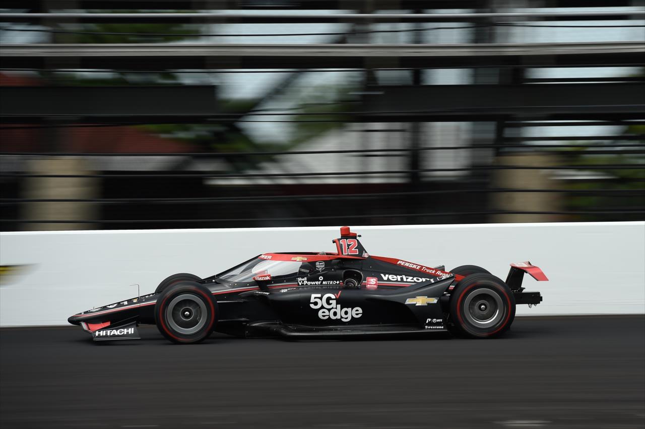 Will Power during practice for the Indianapolis 500 at the Indianapolis Motor Speedway Thursday, August 13, 2020 -- Photo by: Chris Owens