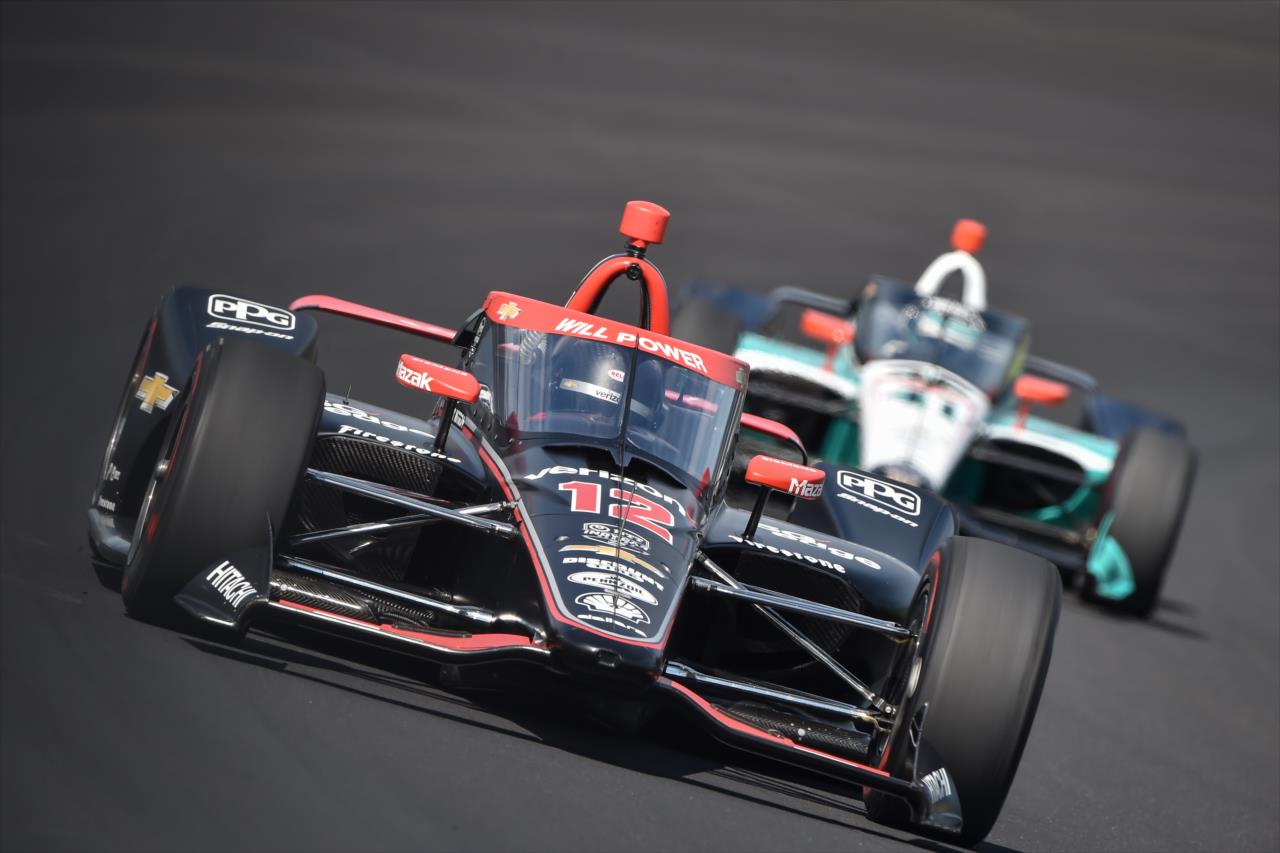 Will Power during practice for the Indianapolis 500 at the Indianapolis Motor Speedway Thursday, August 13, 2020 -- Photo by: John Cote