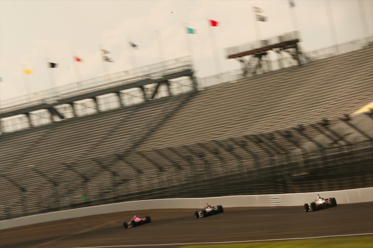Josef Newgarden during practice for the Indianapolis 500 at the Indianapolis Motor Speedway Wednesday, August 12, 2020 -- Photo by: Joe Skibinski
