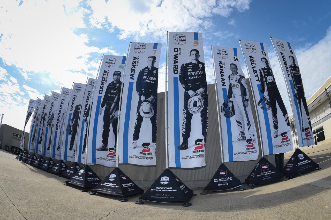 Drivers of the NTT IndyCar Series at the Indianapolis Motor Speedway Friday, August 14, 2020 -- Photo by: Chris Owens