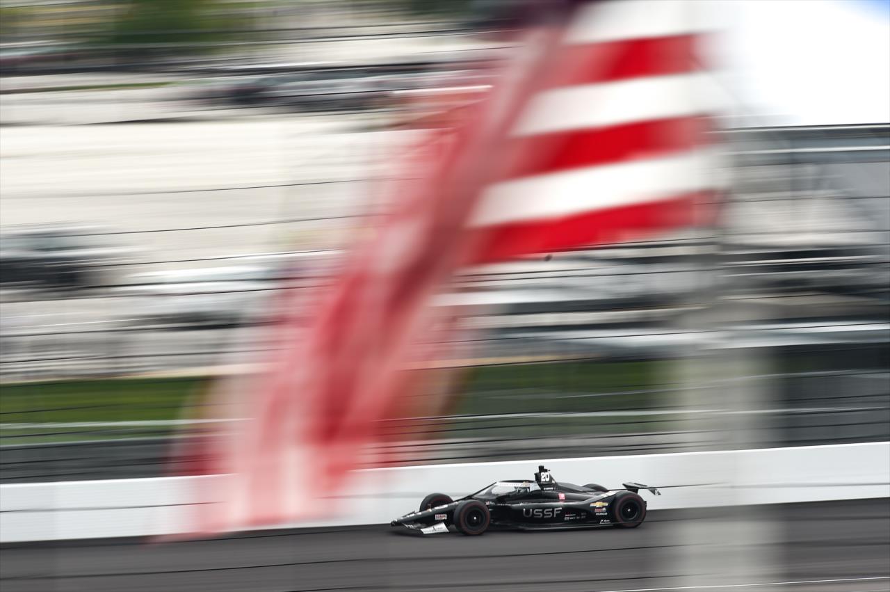 Ed Carpenter during qualifying for the Indianapolis 500 at the Indianapolis Motor Speedway Saturday, August 15, 2020 -- Photo by: Chris Owens
