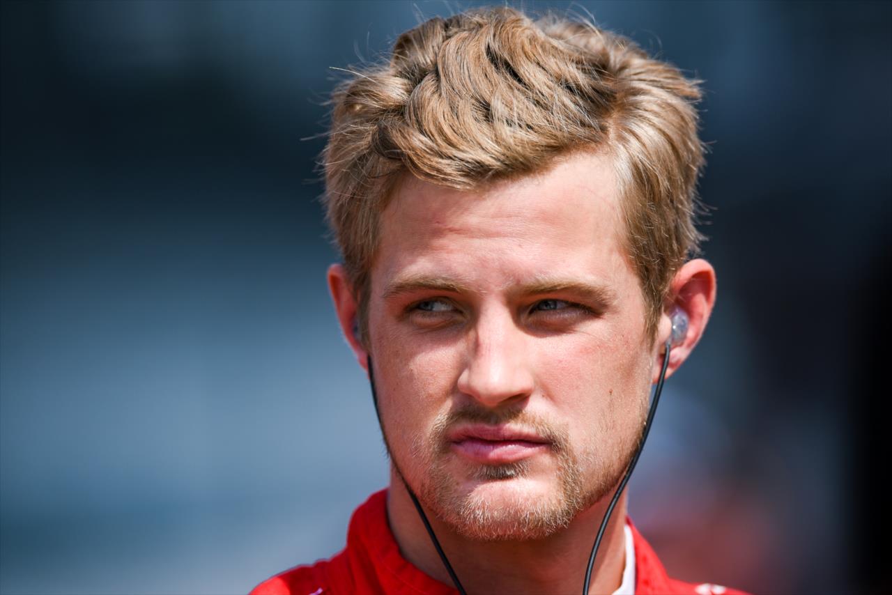 Marcus Ericsson on the first day of qualifications for the Indianapolis 500 at the Indianapolis Motor Speedway Saturday, August 15, 2020 -- Photo by: James  Black