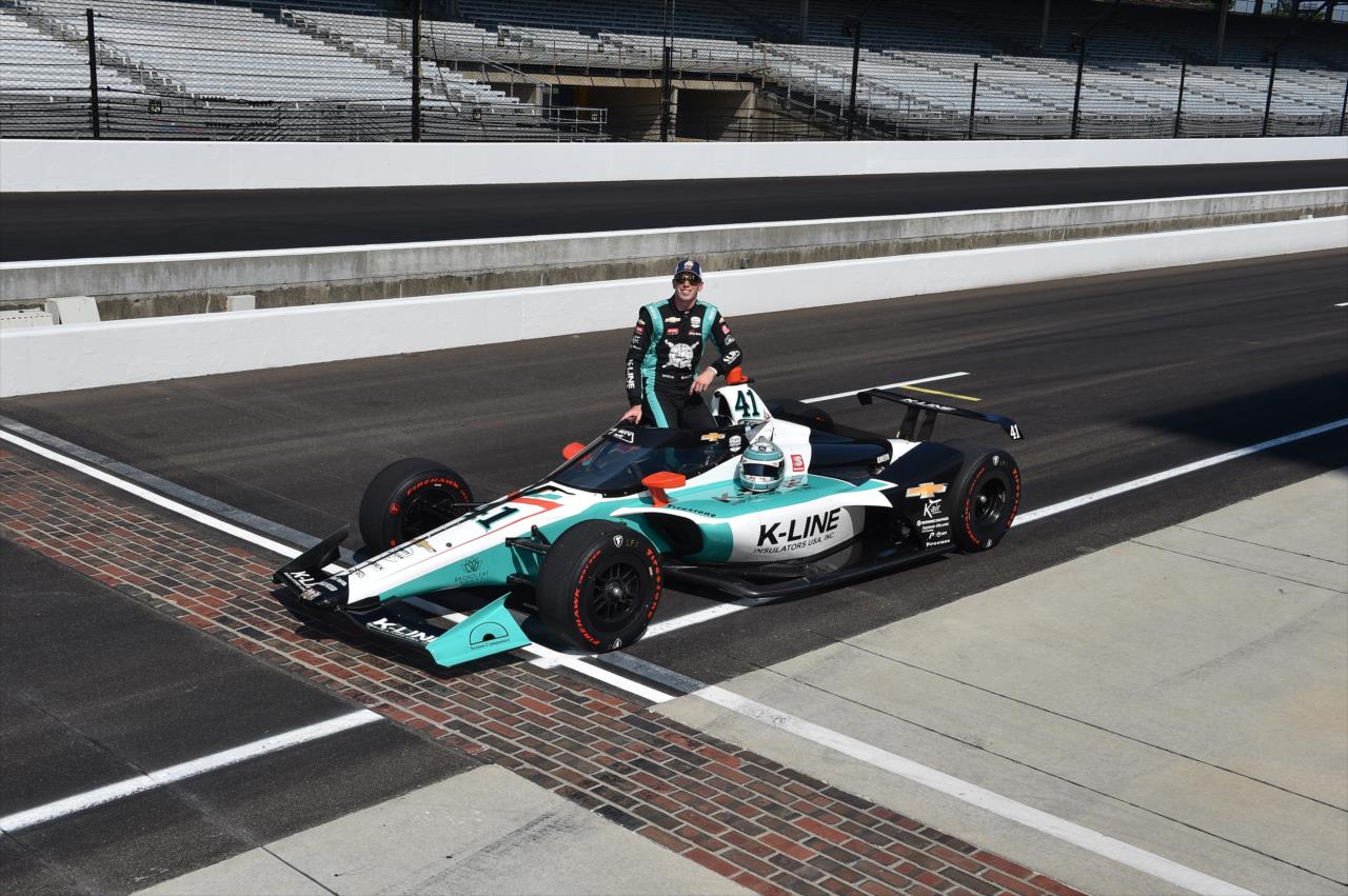 Dalton Kellett on the first day of qualifications for the Indianapolis 500 at the Indianapolis Motor Speedway Saturday, August 15, 2020 -- Photo by: John Cote