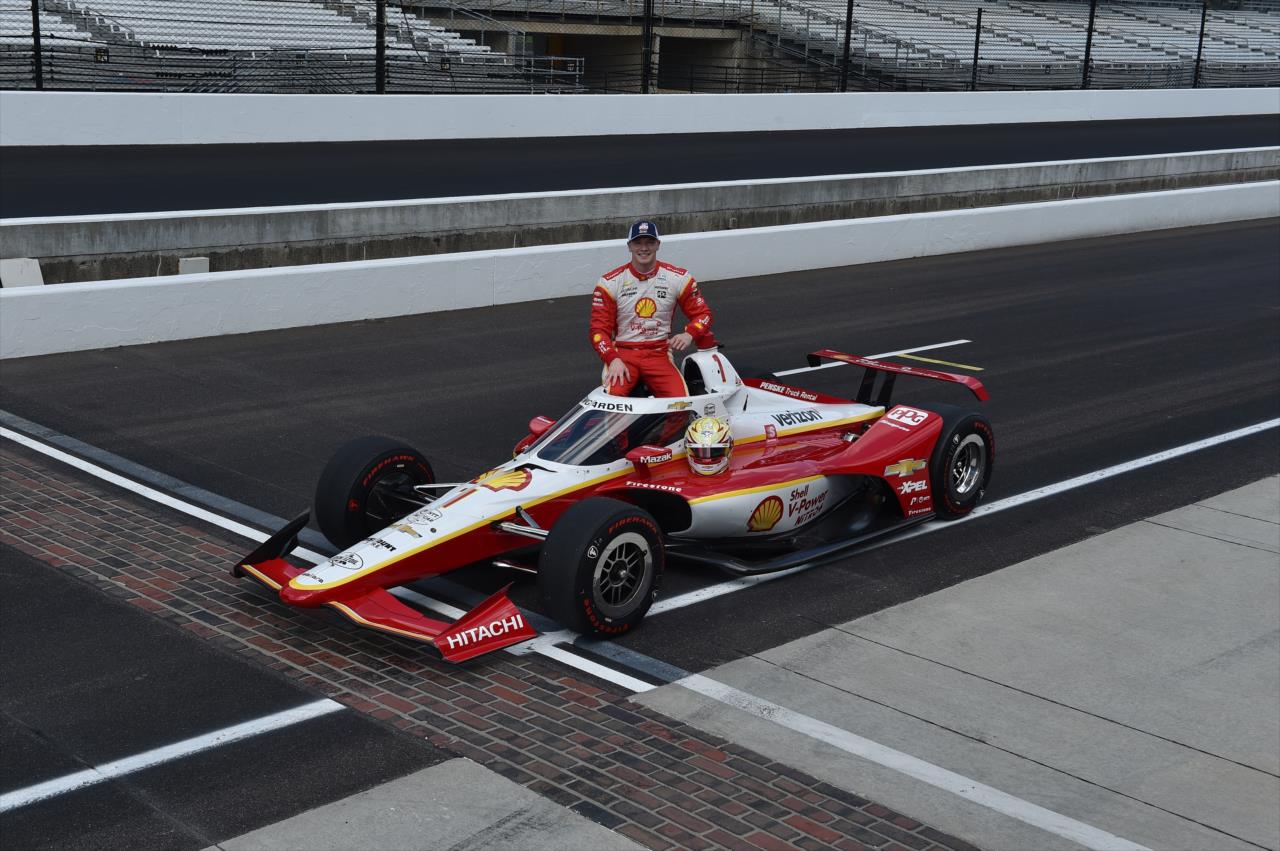Josef Newgarden on the first day of qualifications for the Indianapolis 500 at the Indianapolis Motor Speedway Saturday, August 15, 2020 -- Photo by: John Cote