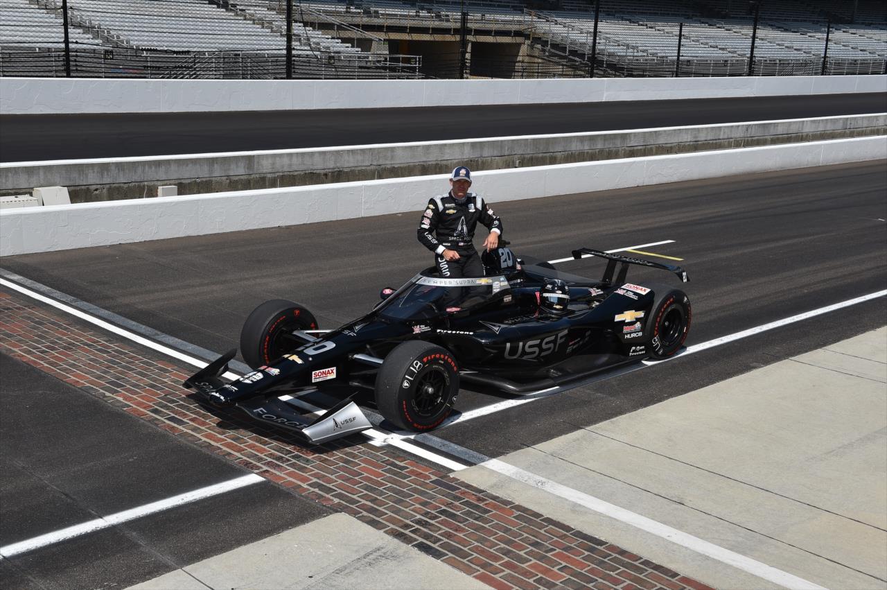 Ed Carpenter on the first day of qualifications for the Indianapolis 500 at the Indianapolis Motor Speedway Saturday, August 15, 2020 -- Photo by: John Cote