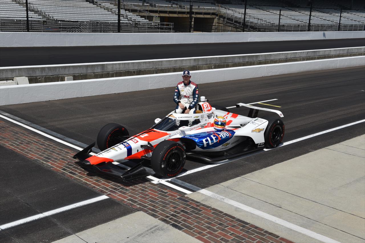 Ben Hanley on the first day of qualifications for the Indianapolis 500 at the Indianapolis Motor Speedway Saturday, August 15, 2020 -- Photo by: John Cote