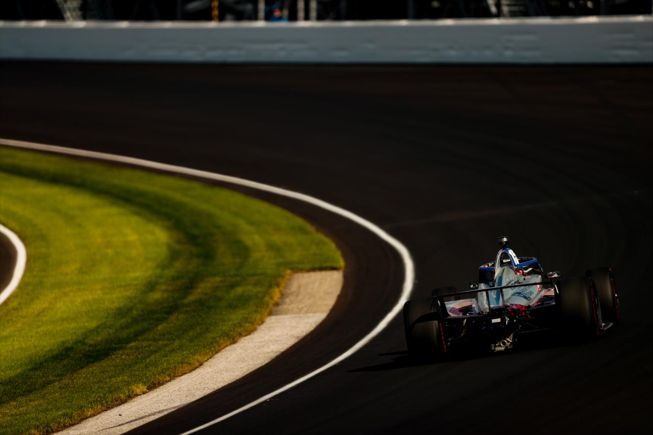 Graham Rahal during practice for the Indianapolis 500 at the Indianapolis Motor Speedway Friday, August 14, 2020 -- Photo by: Joe Skibinski