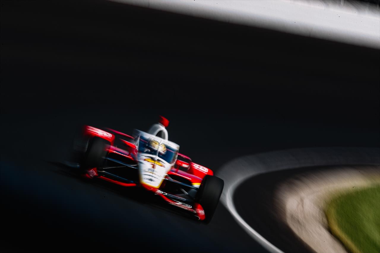 Josef Newgarden on Pole Day for the Indianapolis 500 at the Indianapolis Motor Speedway Sunday, August 16, 2020 -- Photo by: Joe Skibinski
