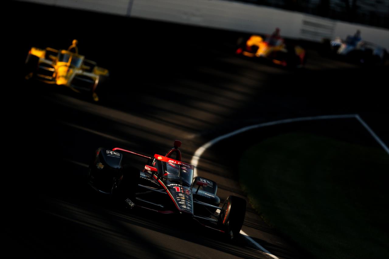 Will Power on Pole Day for the Indianapolis 500 at the Indianapolis Motor Speedway Sunday, August 16, 2020 -- Photo by: Joe Skibinski