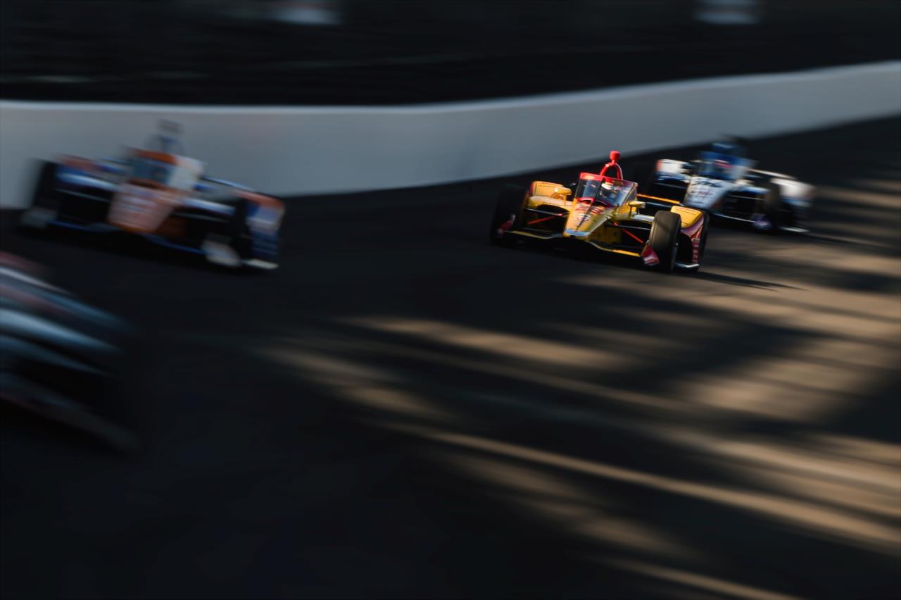 Ryan Hunter-Reay on Pole Day for the Indianapolis 500 at the Indianapolis Motor Speedway Sunday, August 16, 2020 -- Photo by: Chris Owens