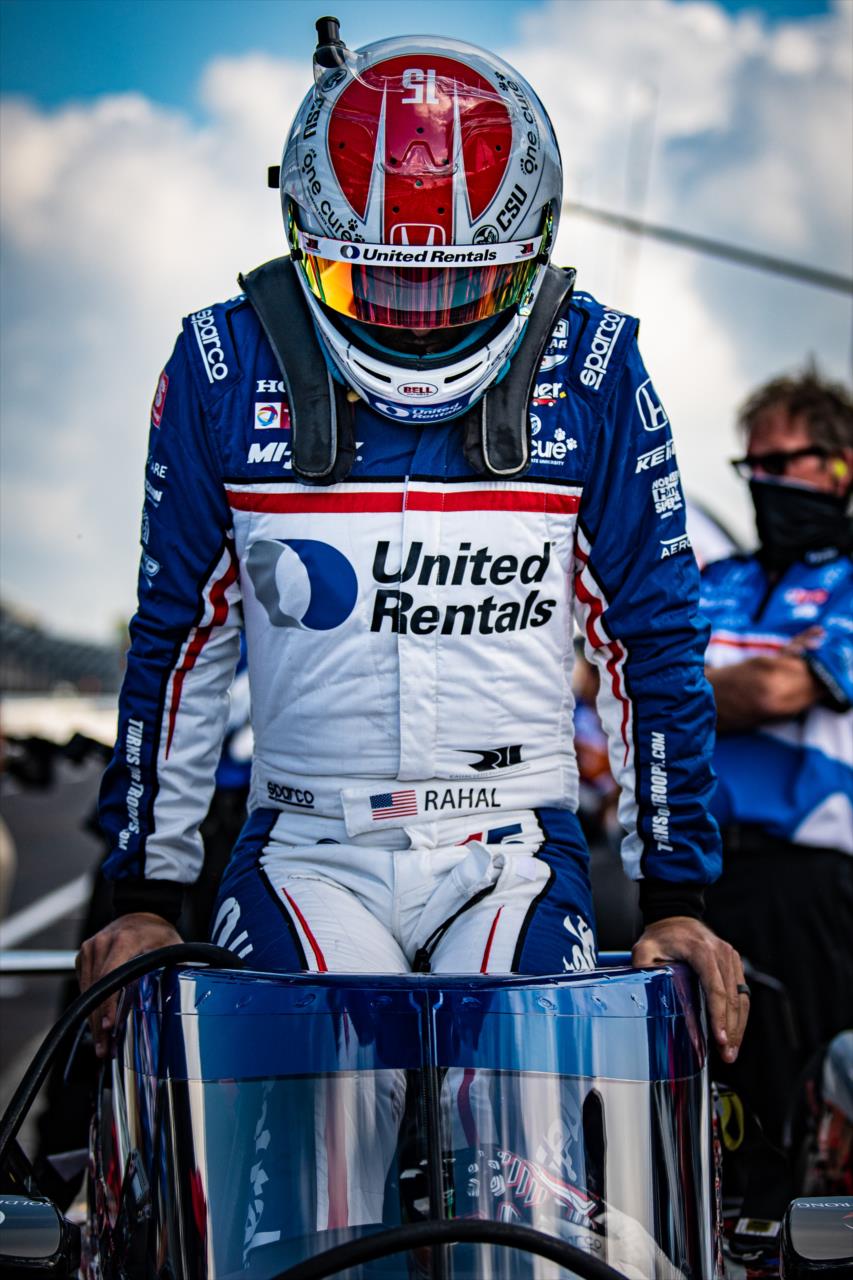 Graham Rahal on Pole Day for the Indianapolis 500 at the Indianapolis Motor Speedway Sunday, August 16, 2020 -- Photo by: Karl Zemlin