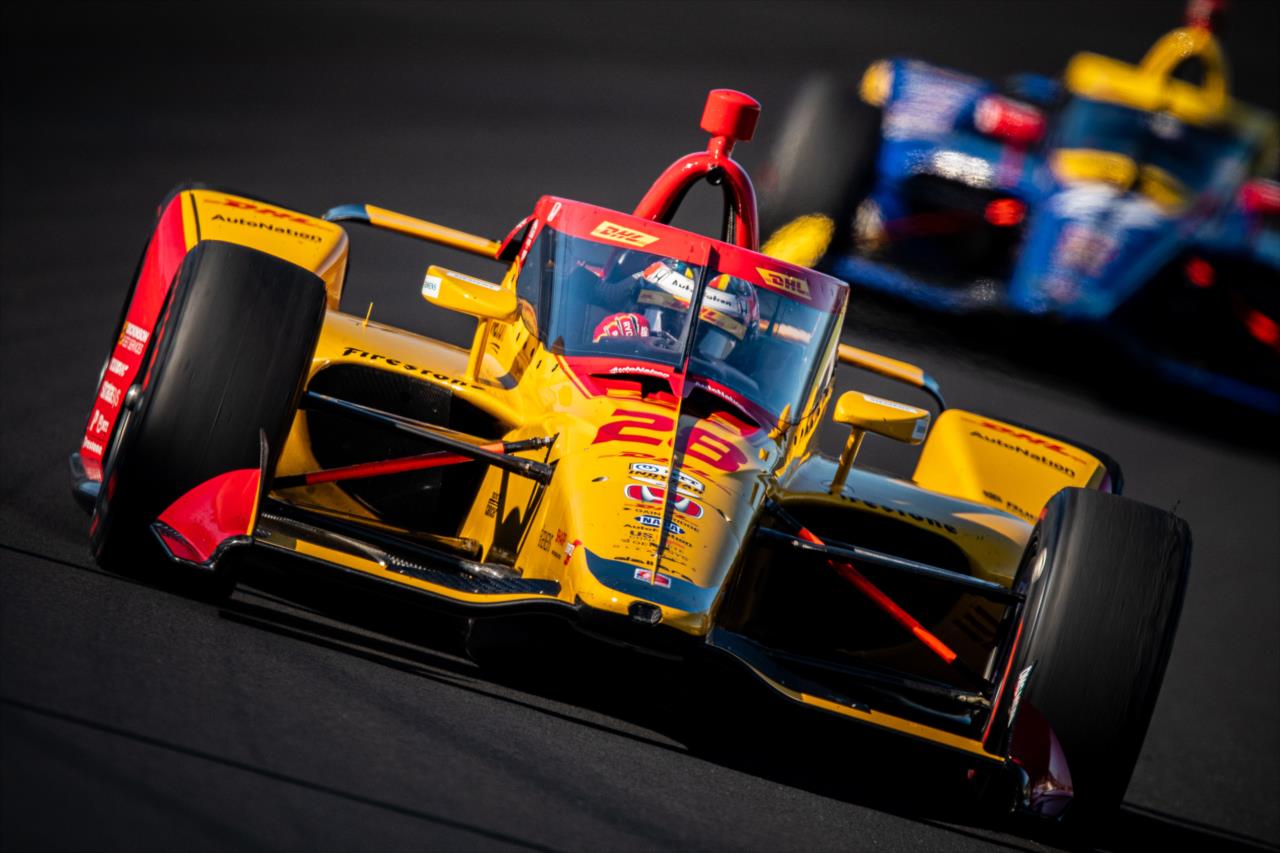 Ryan Hunter-Reay on Pole Day for the Indianapolis 500 at the Indianapolis Motor Speedway Sunday, August 16, 2020 -- Photo by: Karl Zemlin