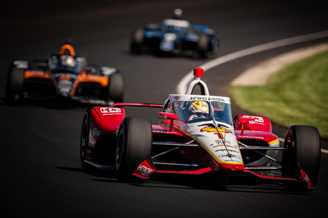 Josef Newgarden on Pole Day for the Indianapolis 500 at the Indianapolis Motor Speedway Sunday, August 16, 2020 -- Photo by: Karl Zemlin