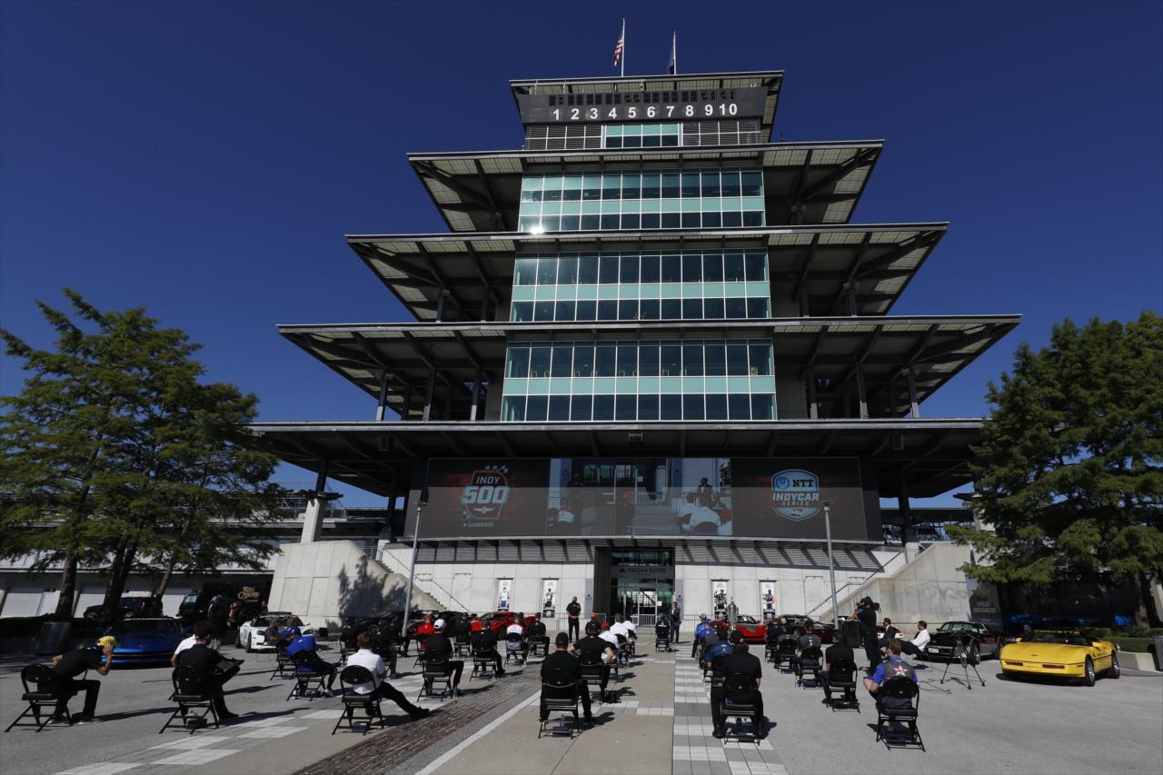 Drivers' Meeting for the 2020 Indianapolis 500. -- Photo by: Chris Jones