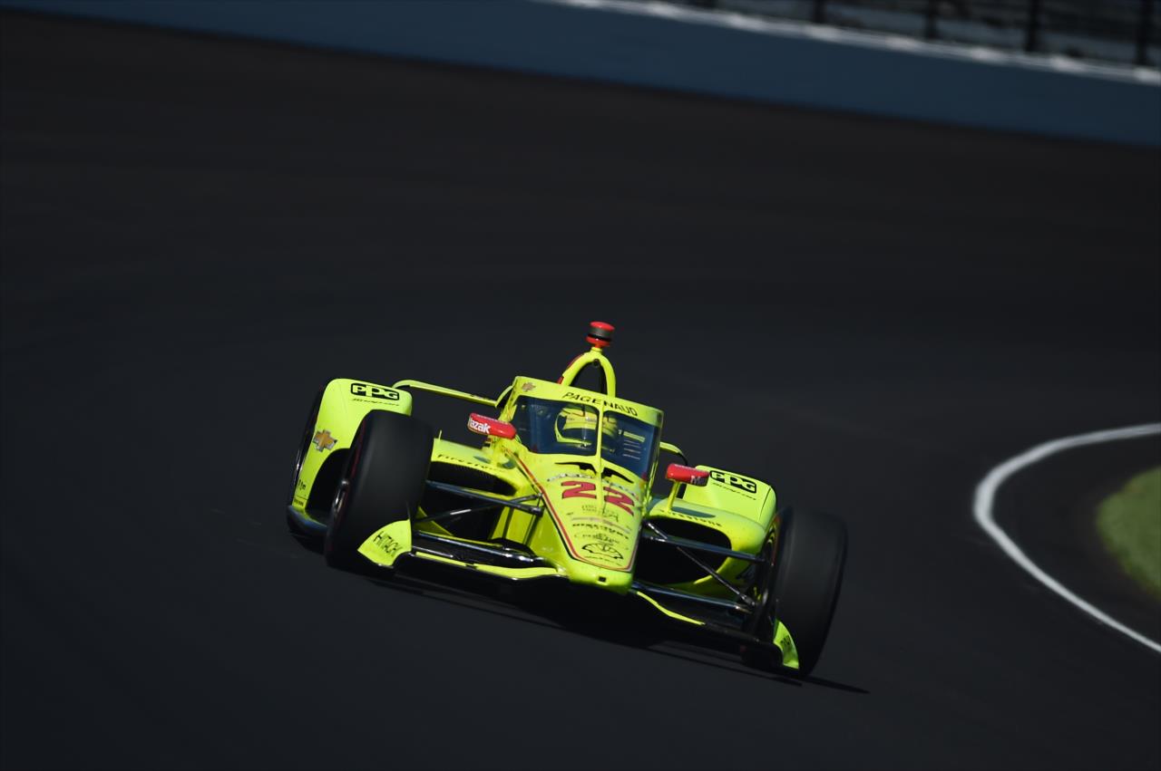 Simon Pagenaud during Indianapolis 500 Miller Lite Carb Day at the Indianapolis Motor Speedway Friday, August 21, 2020 -- Photo by: Chris Owens