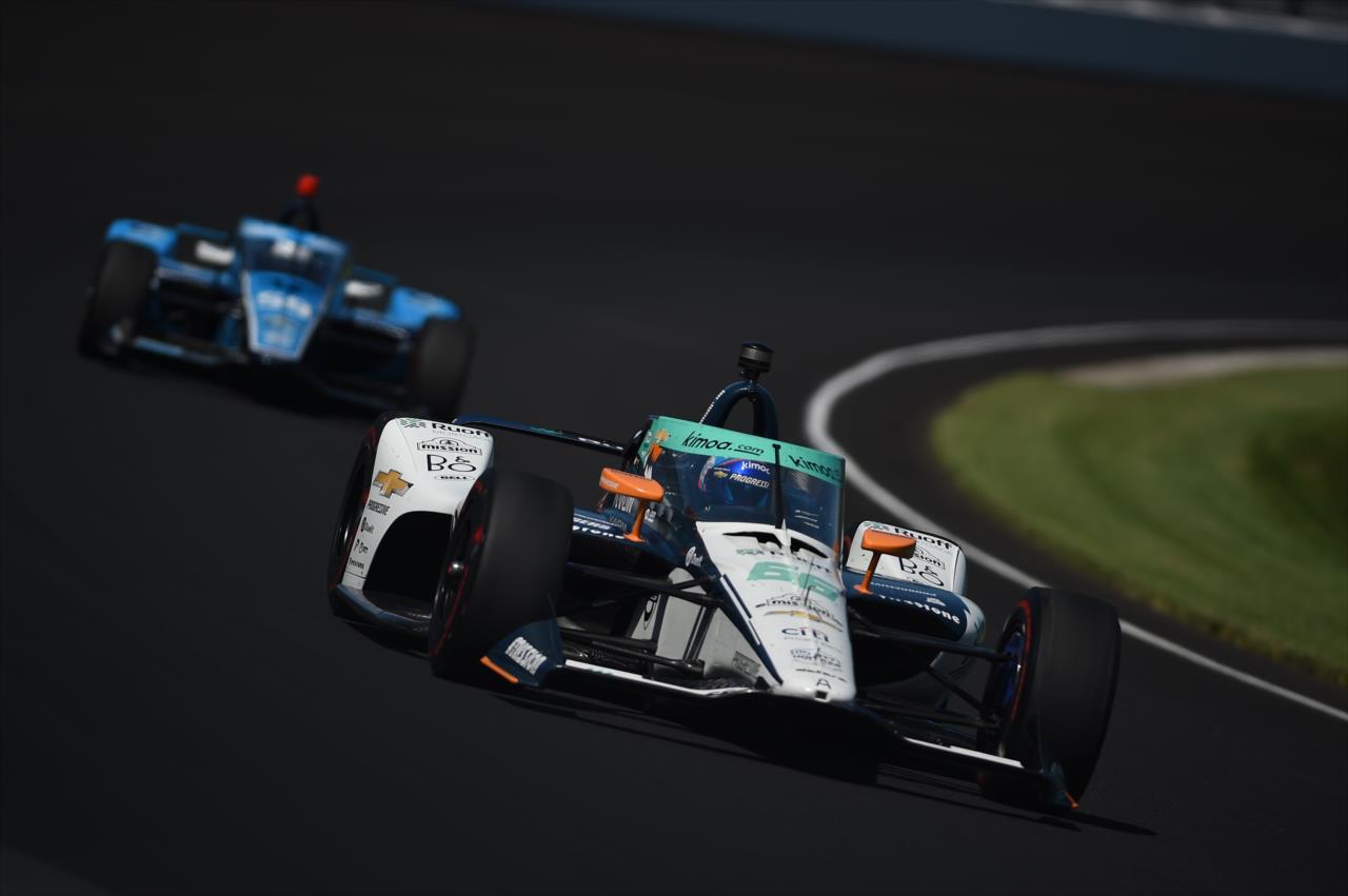 Fernando Alonso during Indianapolis 500 Miller Lite Carb Day at the Indianapolis Motor Speedway Friday, August 21, 2020 -- Photo by: Chris Owens