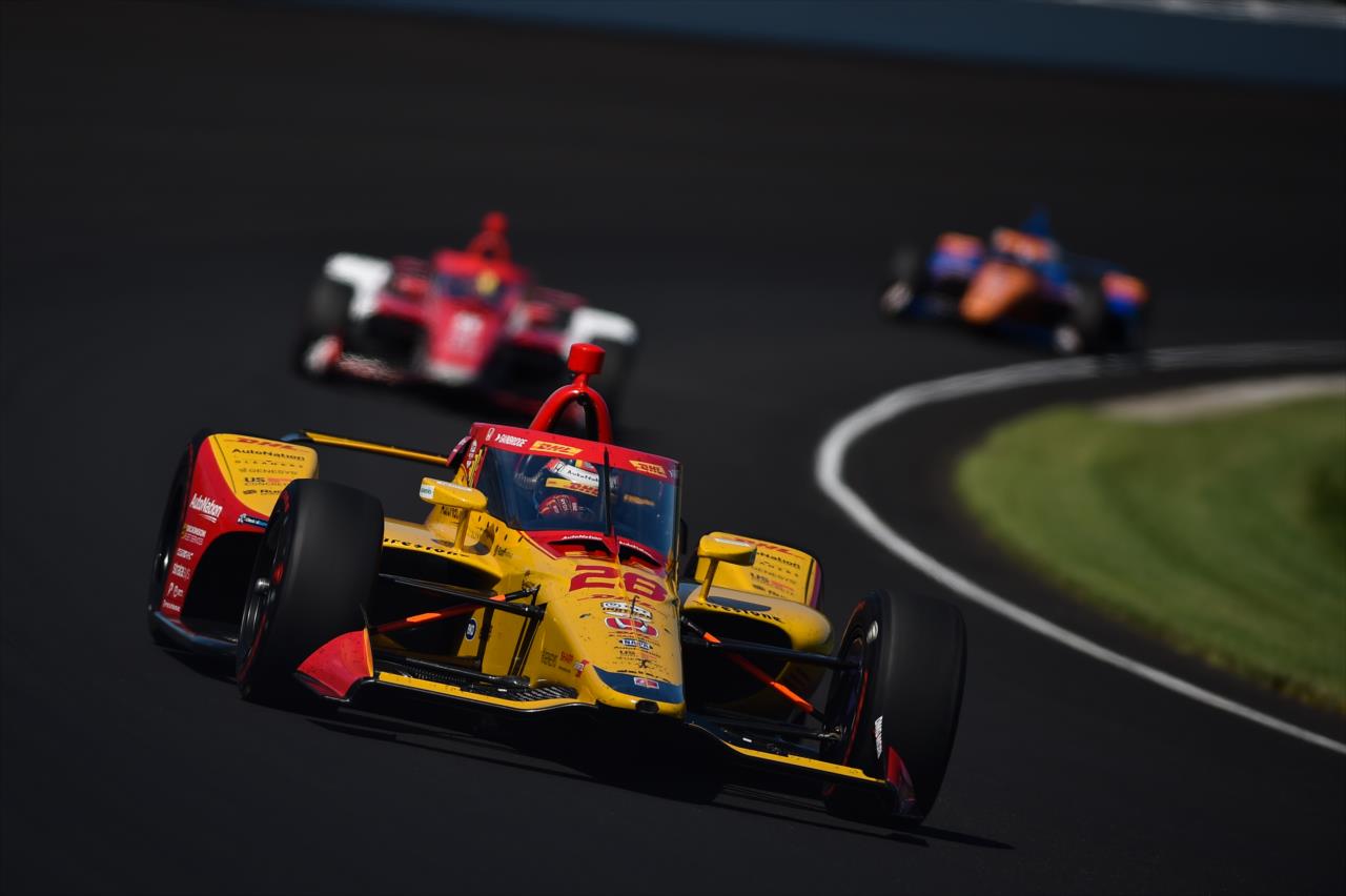 Ryan Hunter-Reay during Indianapolis 500 Miller Lite Carb Day at the Indianapolis Motor Speedway Friday, August 21, 2020 -- Photo by: Chris Owens