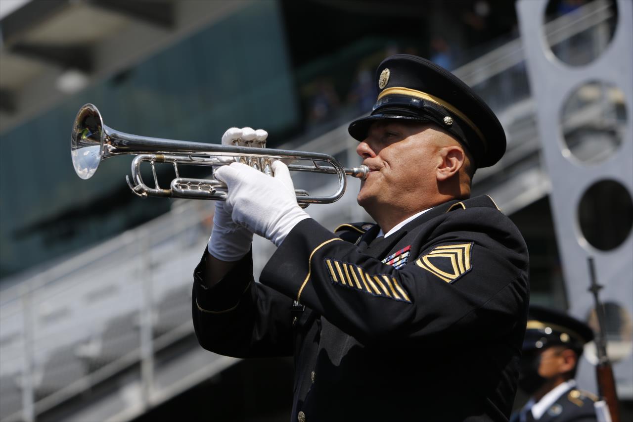 Taps at the 104th Running of the Indianapolis 500 presented by Gainbridge at the Indianapolis Motor Speedway Sunday, August 23, 2020 -- Photo by: Chris Jones