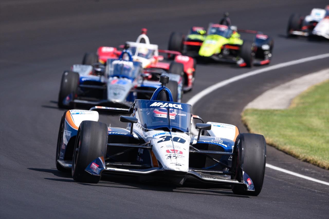 Takuma Sato during the 104th Running of the Indianapolis 500 presented by Gainbridge Sunday, August 23, 2020 -- Photo by: James  Black