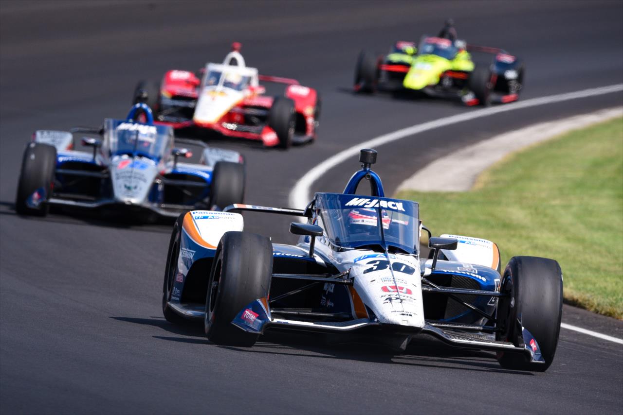Takuma Sato during the 104th Running of the Indianapolis 500 presented by Gainbridge Sunday, August 23, 2020 -- Photo by: James  Black
