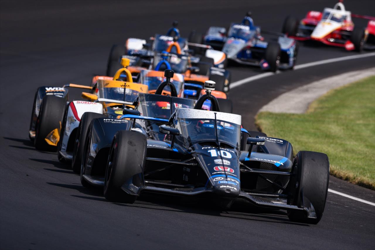 Felix Rosenqvist during the 104th Running of the Indianapolis 500 presented by Gainbridge Sunday, August 23, 2020 -- Photo by: James  Black
