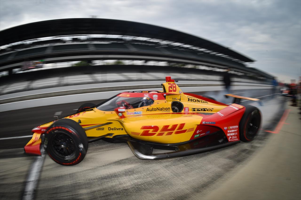 Ryan Hunter-Reay - Indianapolis 500 Practice -- Photo by: Chris Owens