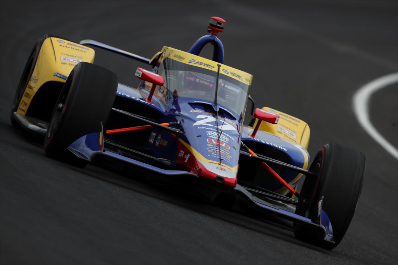 Alexander Rossi - Indianapolis 500 Practice -- Photo by: Joe Skibinski