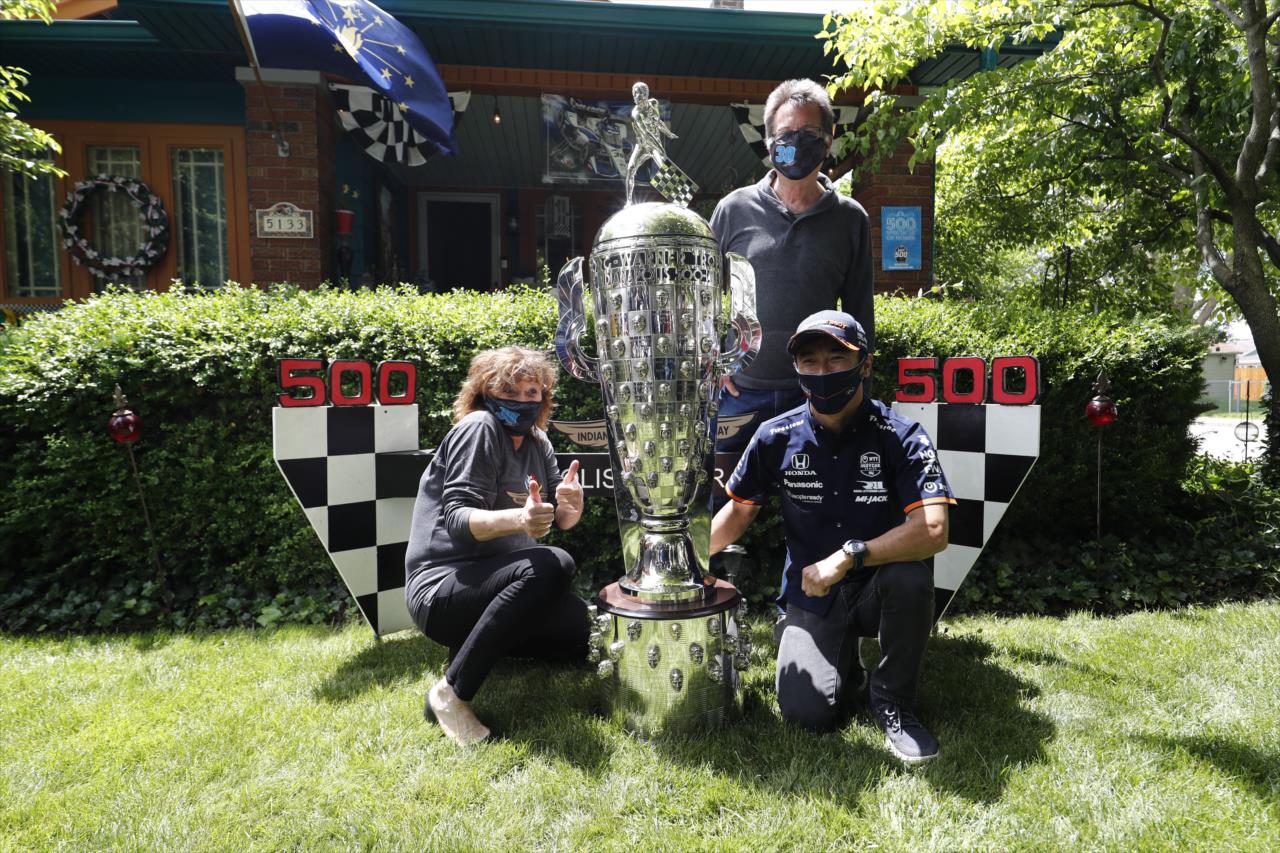 Takuma Sato  - Indy 500 Spectacle of Homes -- Photo by: Chris Jones