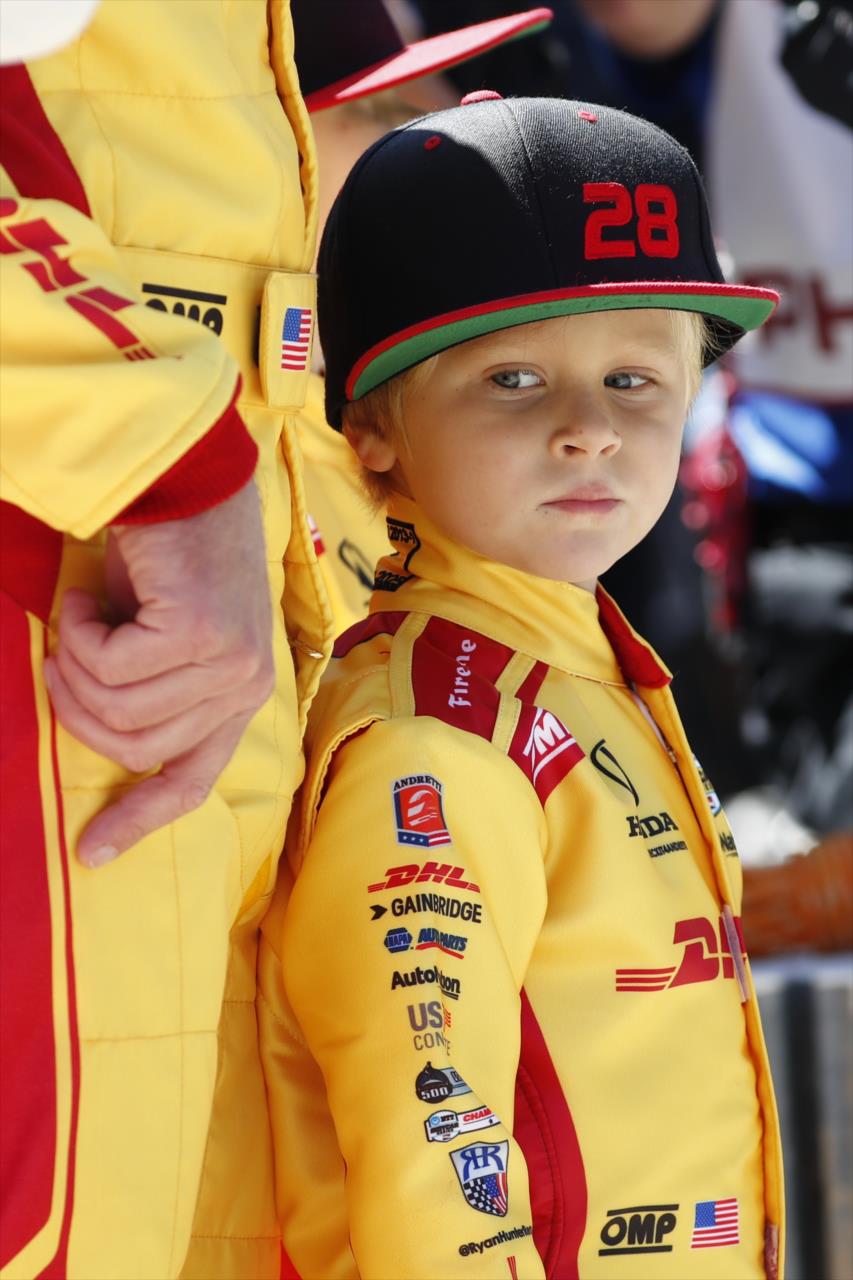 Ryan Hunter Reay's son - 105th Running of the Indianapolis 500 presented by Gainbridge -- Photo by: Chris Jones