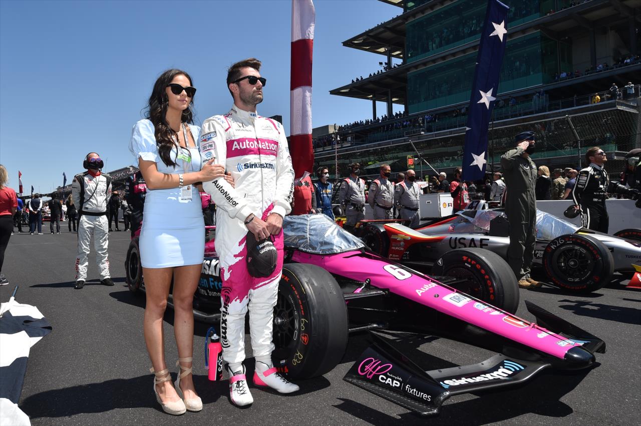 Jack Harvey and Gracie Norton - 105th Running of the Indianapolis 500 presented by Gainbridge -- Photo by: Chris Owens