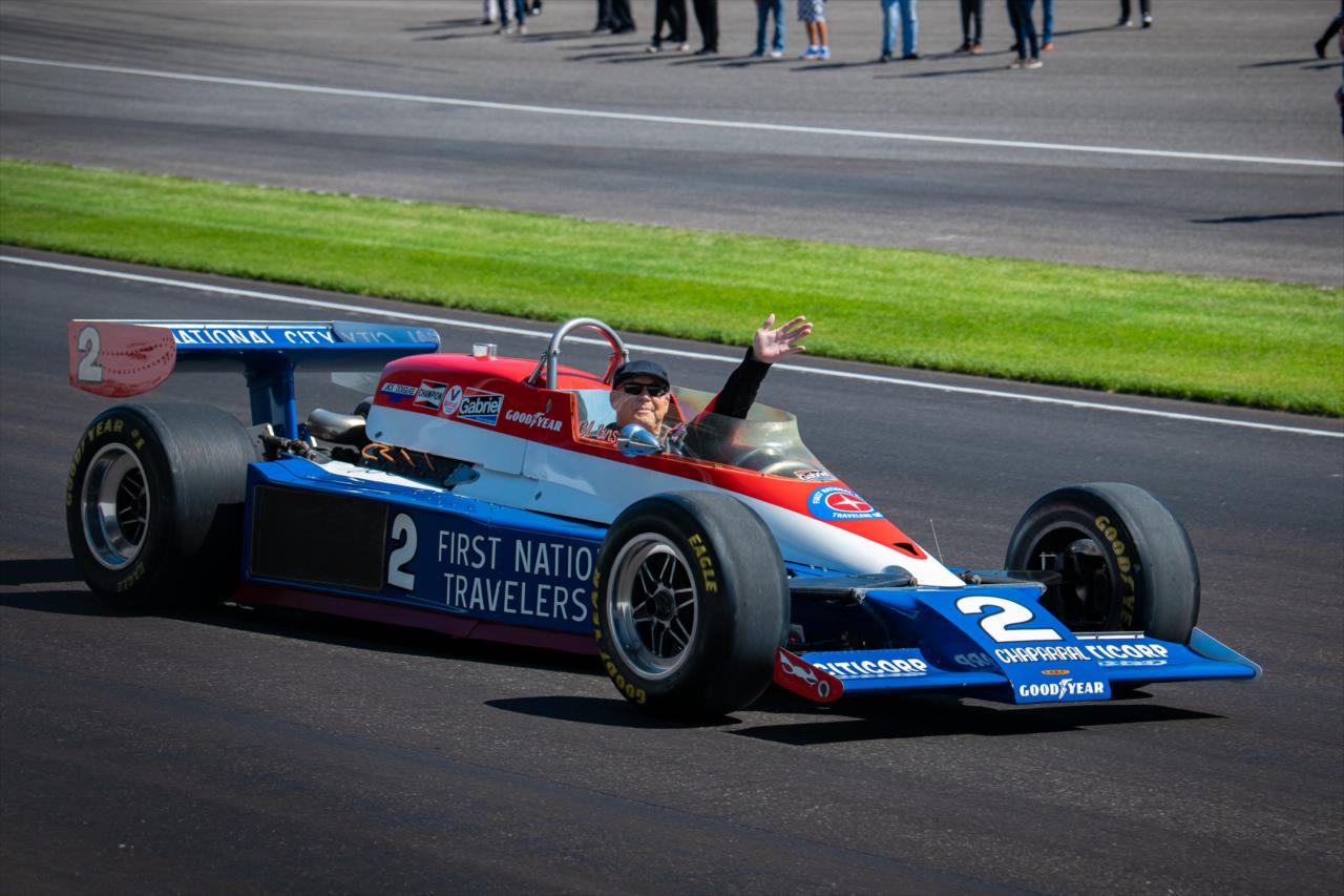 Al Unser Jr. drives his dad's 1978 winning car - 105th Running of the Indianapolis 500 presented by Gainbridge -- Photo by: Karl Zemlin