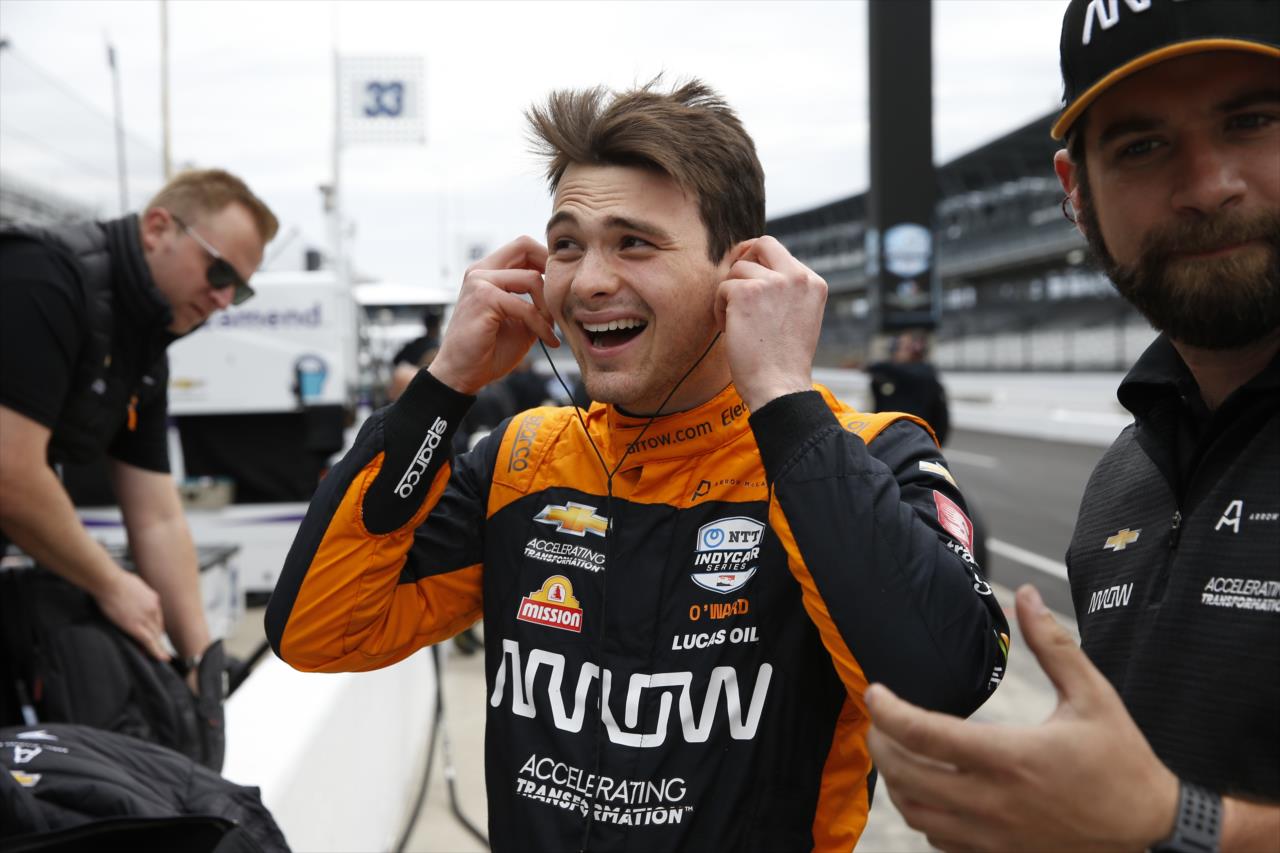 Pato O'Ward - Indianapolis 500 Open Test - By: Chris Jones -- Photo by: Chris Jones
