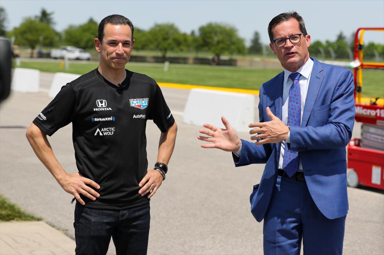 Helio Castroneves Unveils Castroneves Drive and 2022 Indianapolis 500 Program - Thursday, May 12, 2022