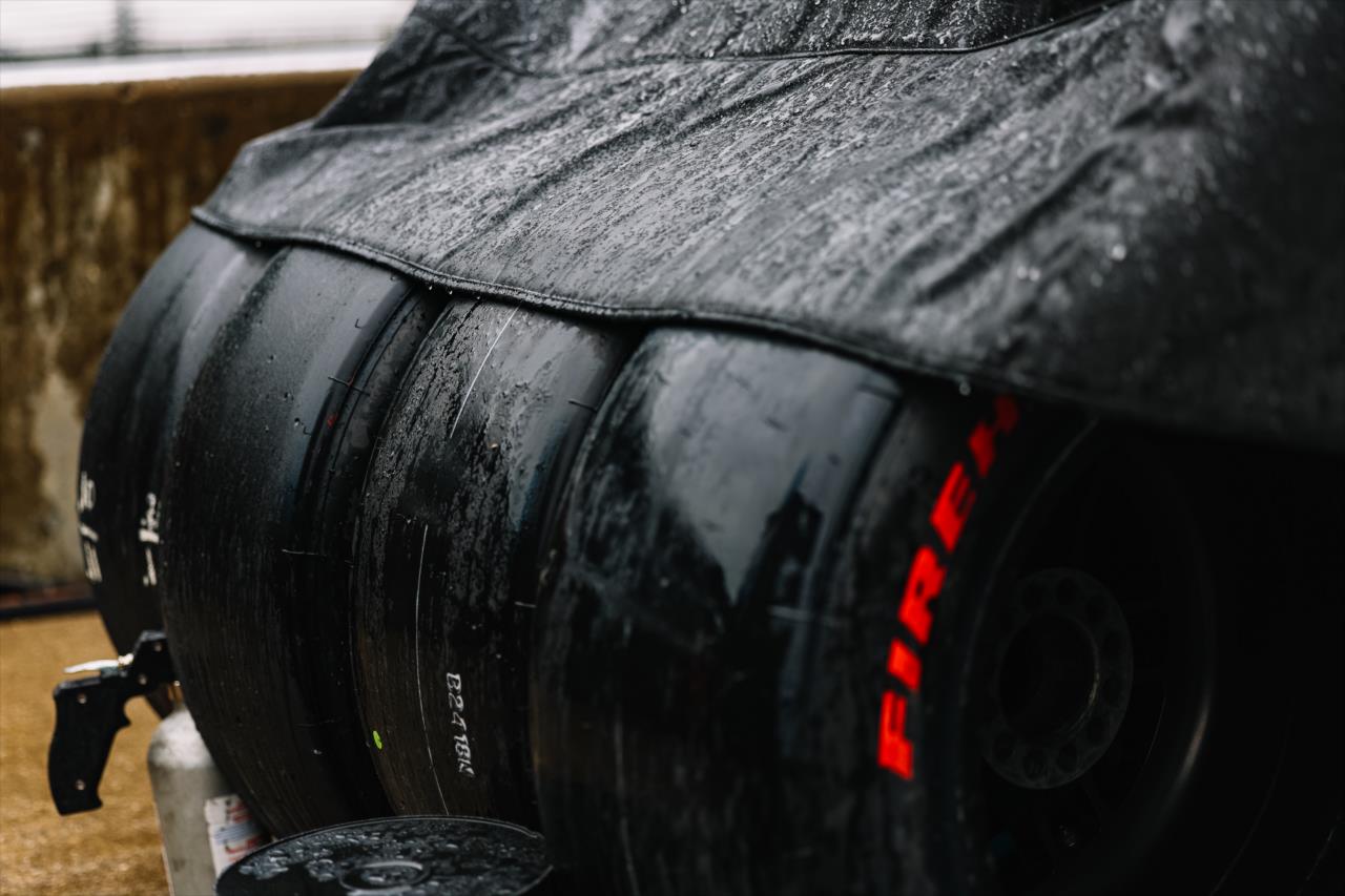 Wet Firestone Tires - Indianapolis 500 Practice - By: Joe Skibinski -- Photo by: Joe Skibinski