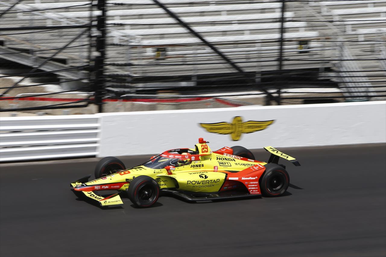 Devlin DeFrancesco - Indianapolis 500 Practice - By: Chris Jones -- Photo by: Chris Jones