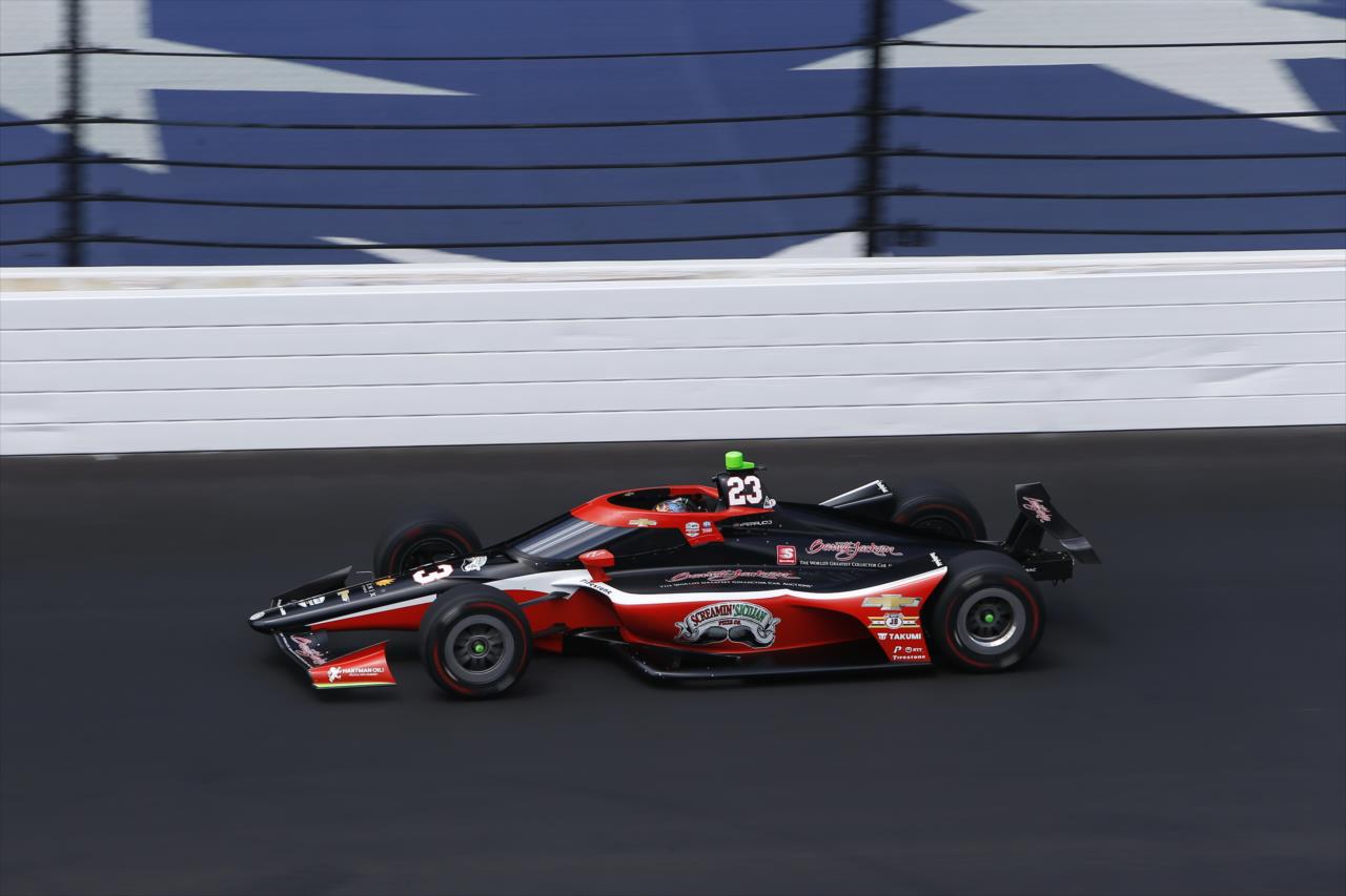 Santino Ferrucci - Indianapolis 500 Practice - By: Chris Jones -- Photo by: Chris Jones