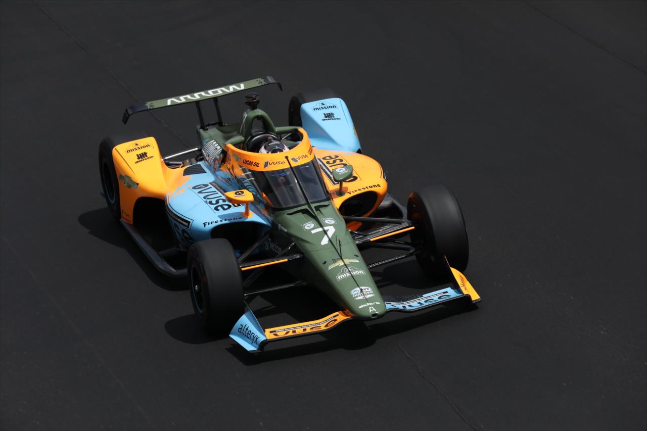 Felix Rosenqvist - Indianapolis 500 Practice - By: Matt Fraver -- Photo by: Matt Fraver