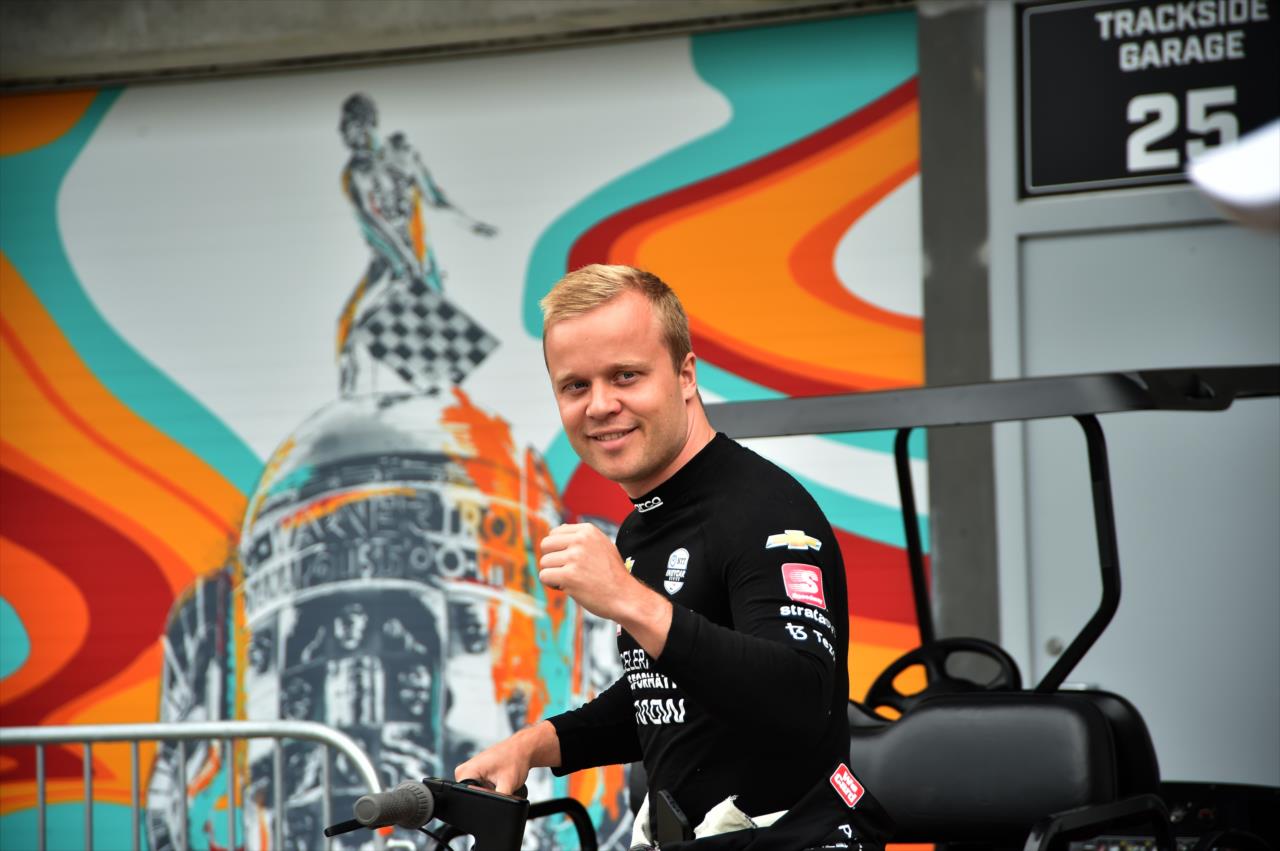 Felix Rosenqvist - Indianapolis 500 Practice - By: Mike Young -- Photo by: Mike Young