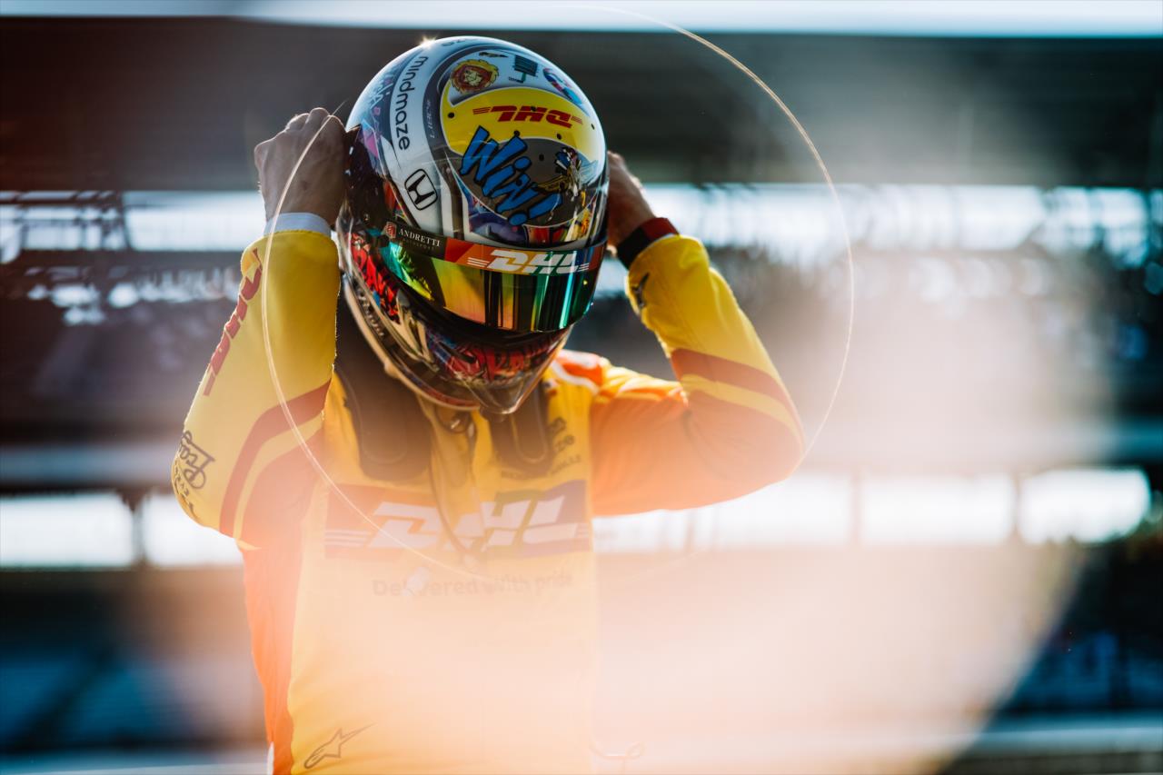 Romain Grosjean - Indianapolis 500 Practice - By: Joe Skibinski -- Photo by: Joe Skibinski