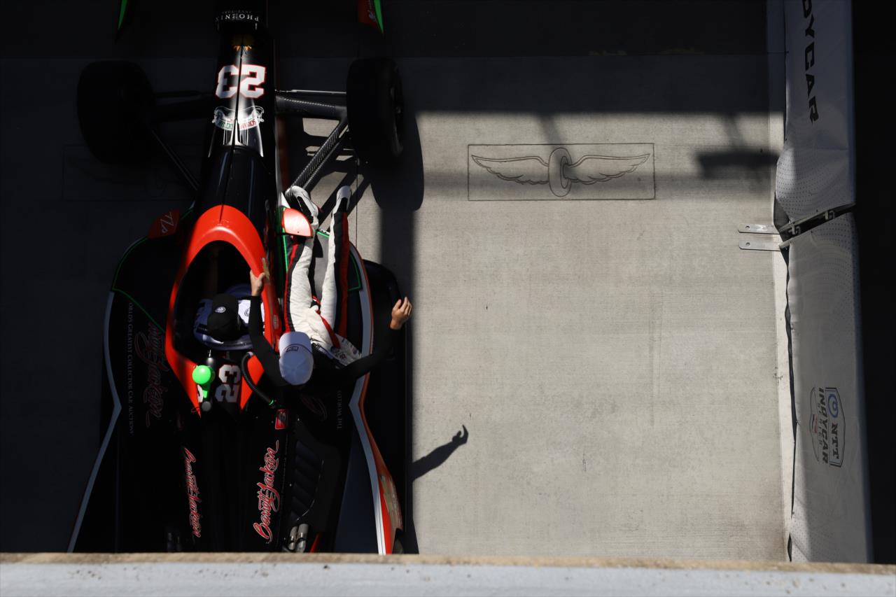 Santino Ferrucci - Indianapolis 500 Practice - By: Matt Fraver -- Photo by: Matt Fraver
