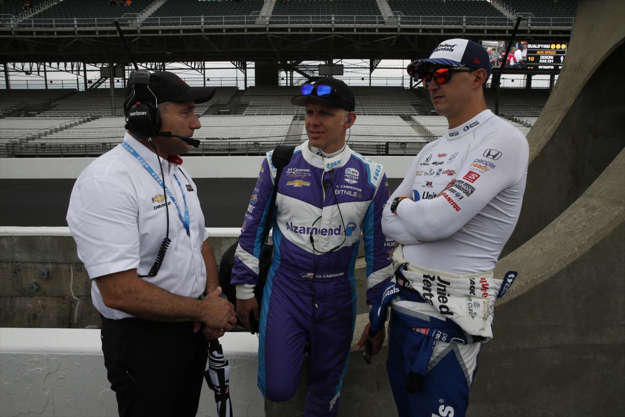 Ed Carpenter and Graham Rahal - PPG Presents Armed Forces Qualifying - By: Chris Jones -- Photo by: Chris Jones