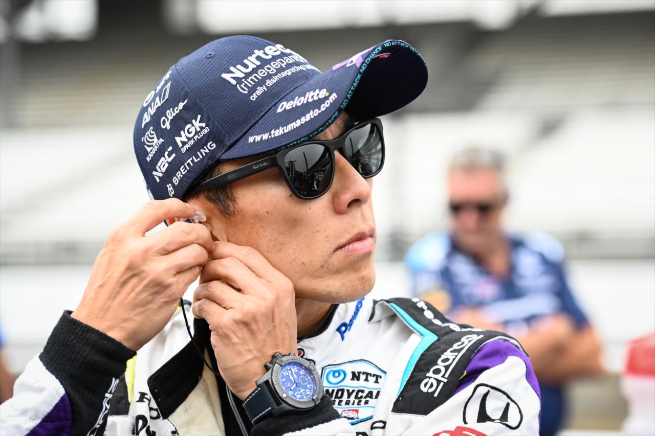 Takuma Sato - PPG Presents Armed Forces Qualifying - By: James Black -- Photo by: James  Black