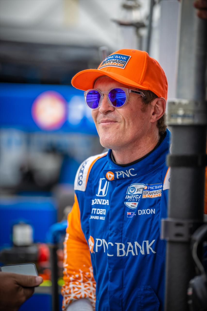 Scott Dixon - PPG Presents Armed Forces Qualifying - By: Karl Zemlin -- Photo by: Karl Zemlin