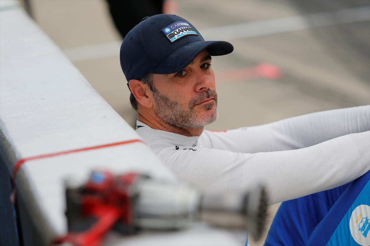 Jimmie Johnson - PPG Presents Armed Forces Qualifying - By: Paul Hurley -- Photo by: Paul Hurley