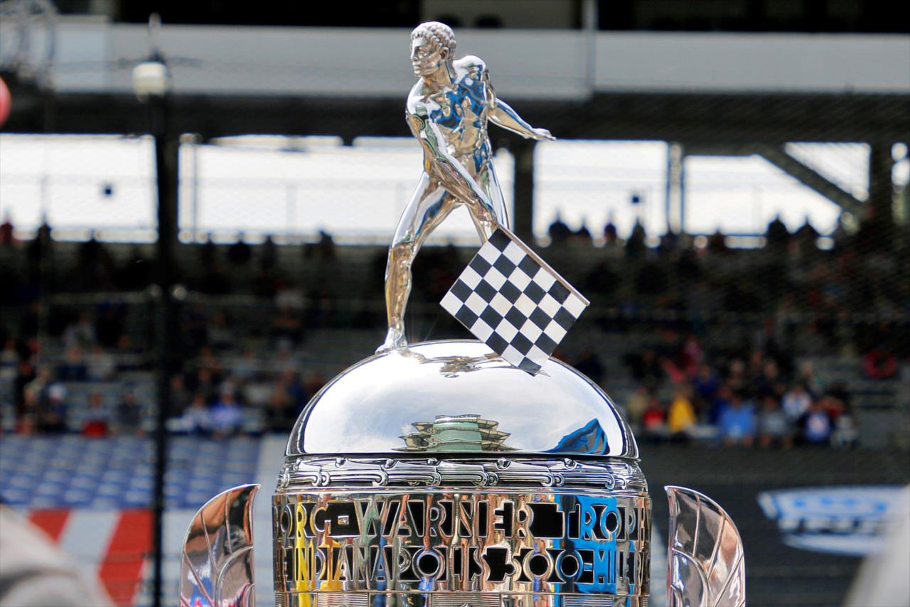 Borg-Warner Trophy - PPG Presents Armed Forces Qualifying - By: Lisa Hurley -- Photo by: Lisa Hurley