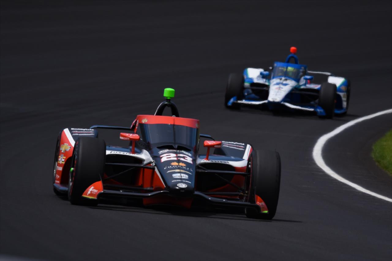 Santino Ferrucci - Indianapolis 500 Practice - By: James Black -- Photo by: James  Black