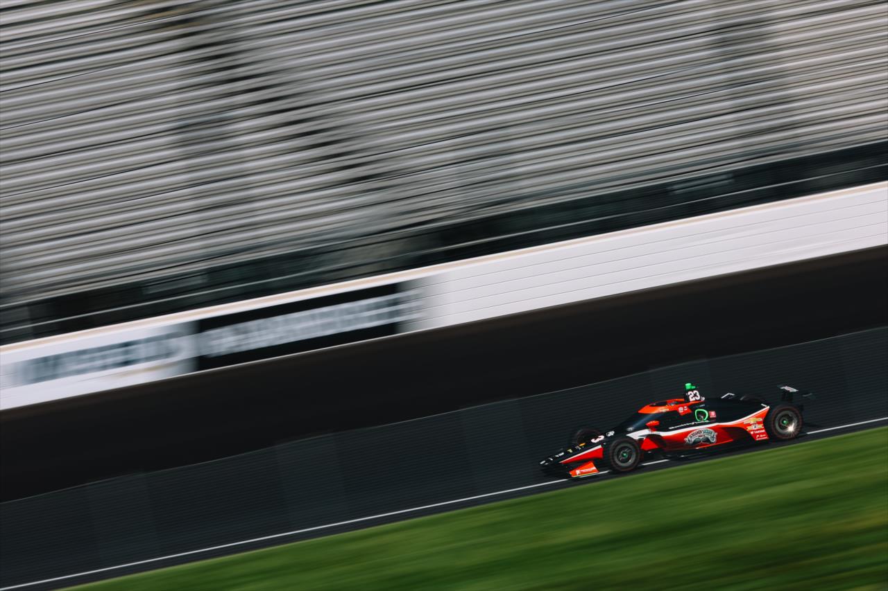 Santino Ferrucci - Indianapolis 500 Practice - By: Joe Skibinski -- Photo by: Joe Skibinski