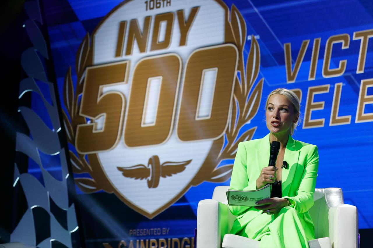 Lindsay Czarniak - 106th Indianapolis 500 Victory Celebration - By: Joe Skibinski -- Photo by: Joe Skibinski